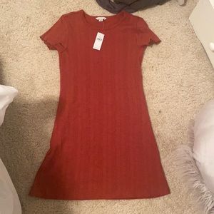 American eagle orange tshirt dress